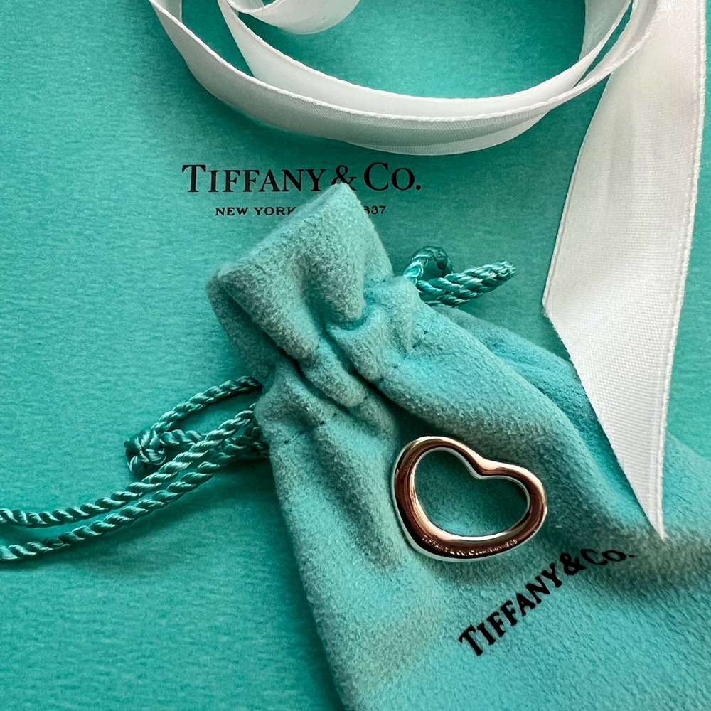 Tiffany & Co. Elsa Peretti Vintage Open Heart Sterling Pendant